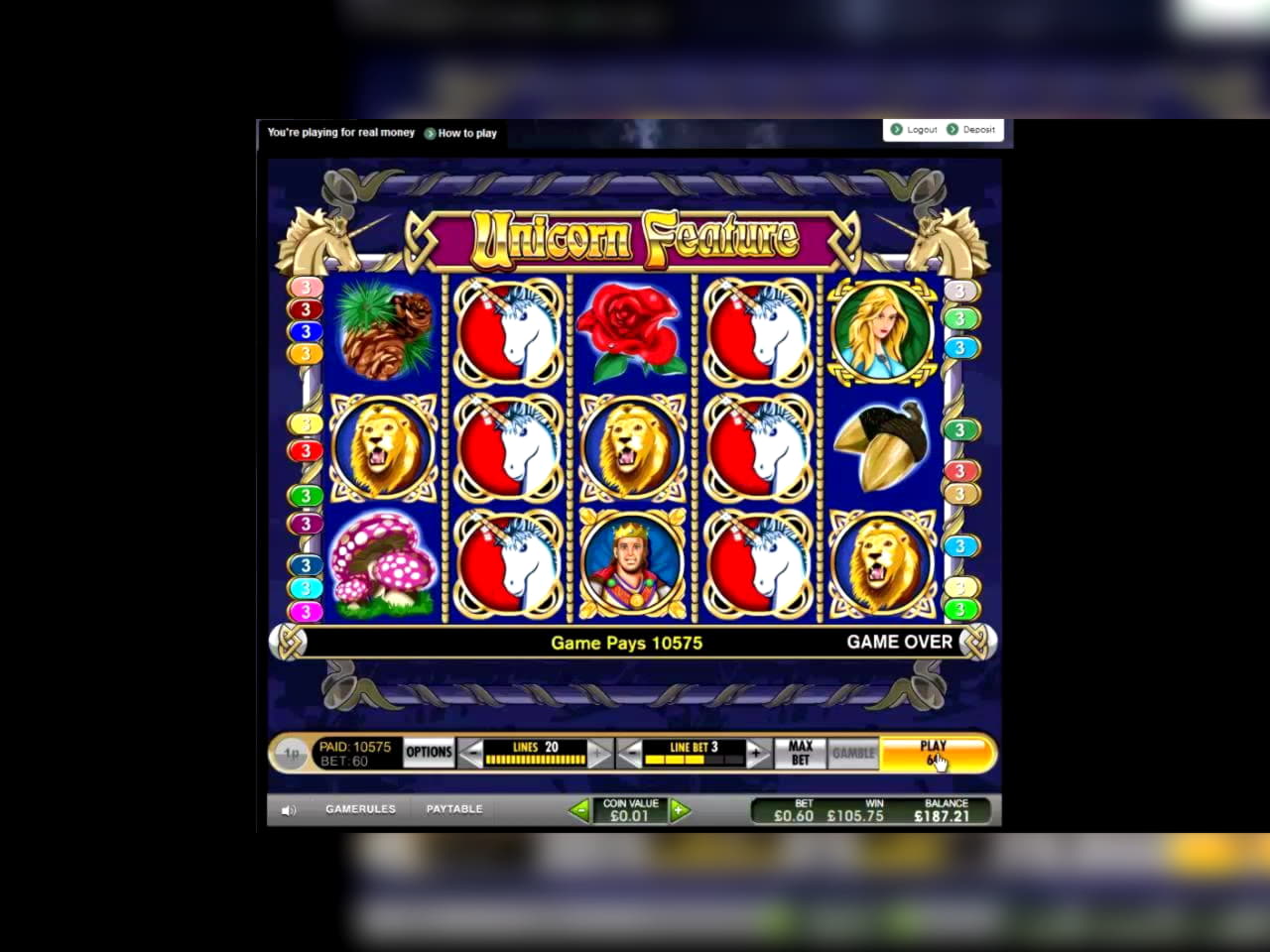 960% Signup casino bonus at No Bonus Casino