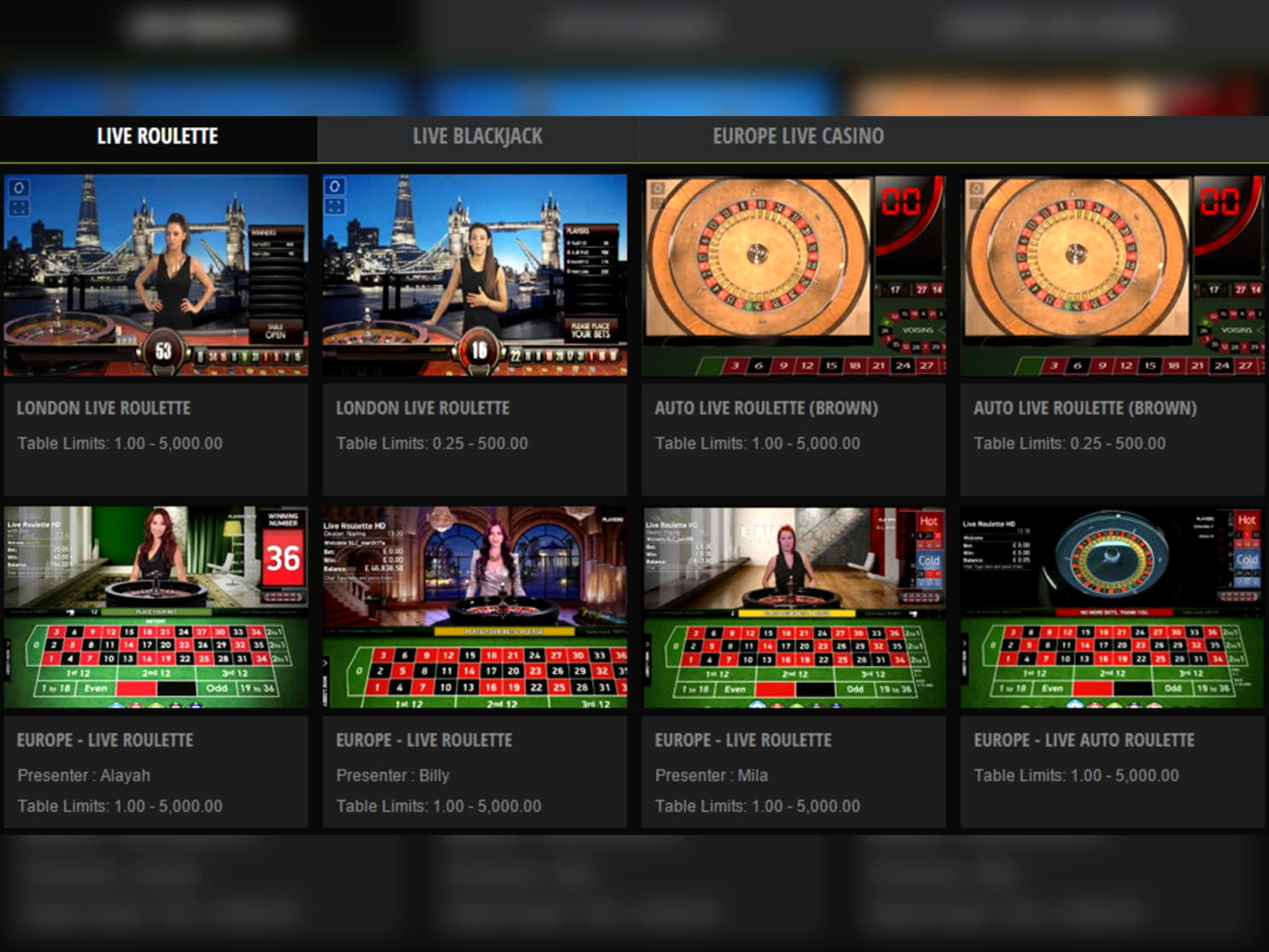 Eur 195 Tournament at Emu Casino