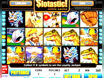 285 free spins casino at Vegas Casino Online