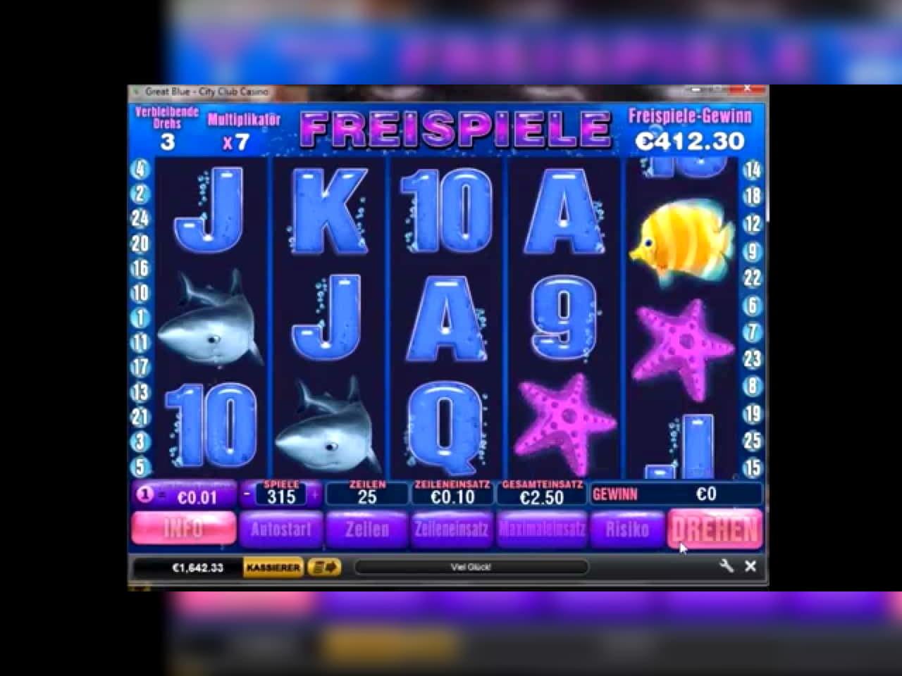 $310 no deposit at Win A Day Casino