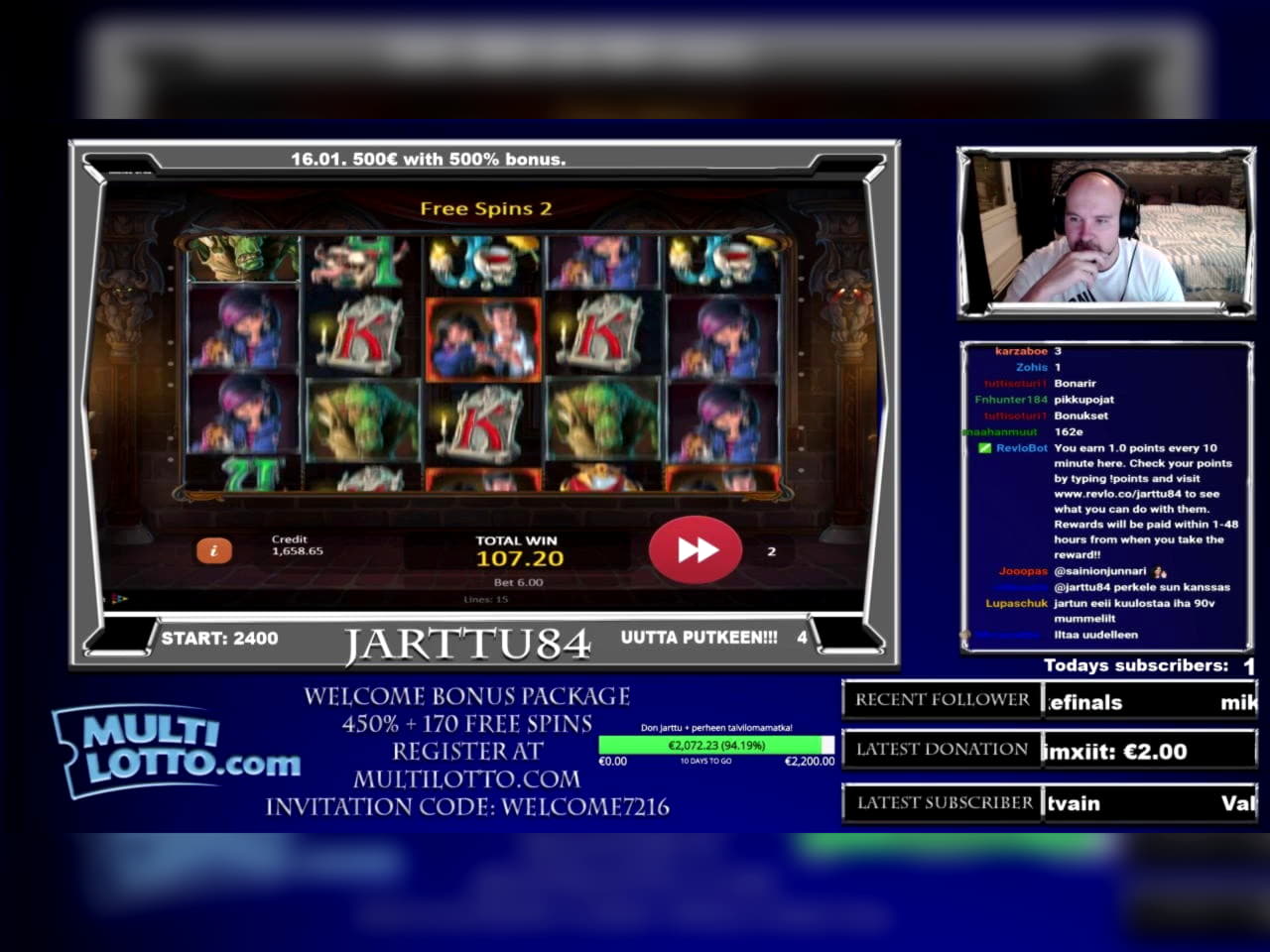 130 free spins no deposit casino at Casino Action