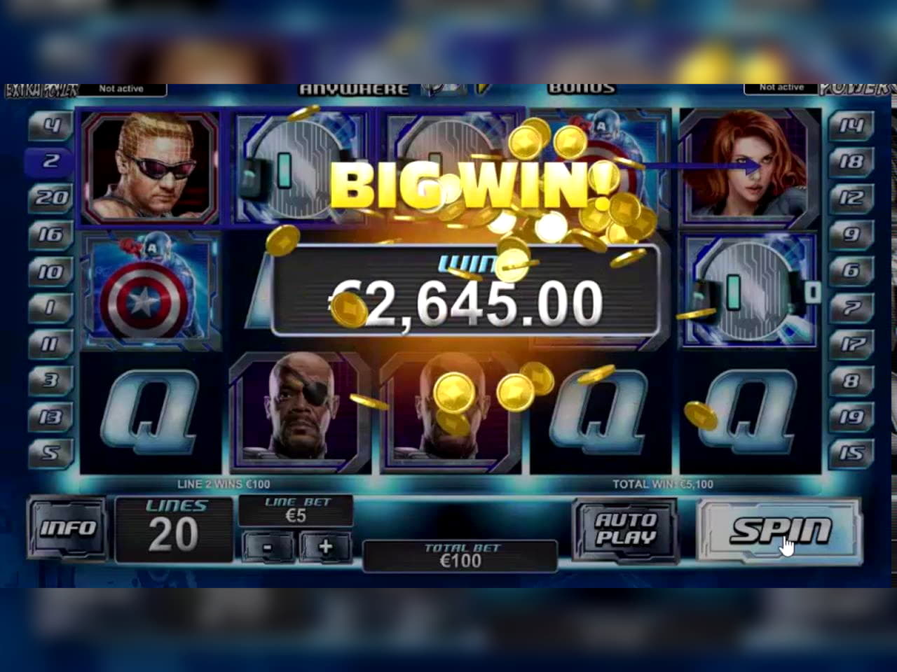 66 free spins no deposit casino at Win A Day Casino