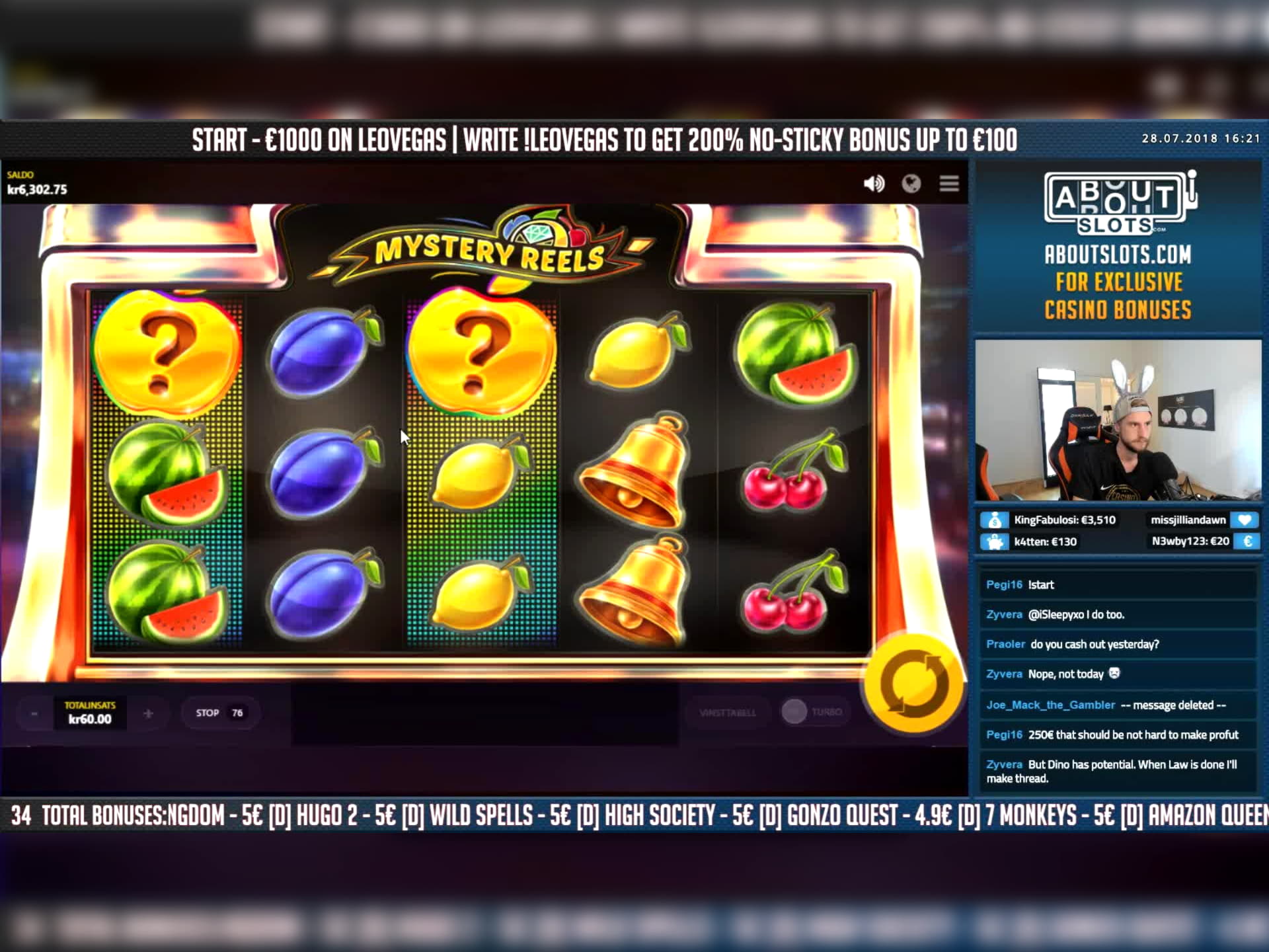 44 Free spins no deposit casino at Emu Casino