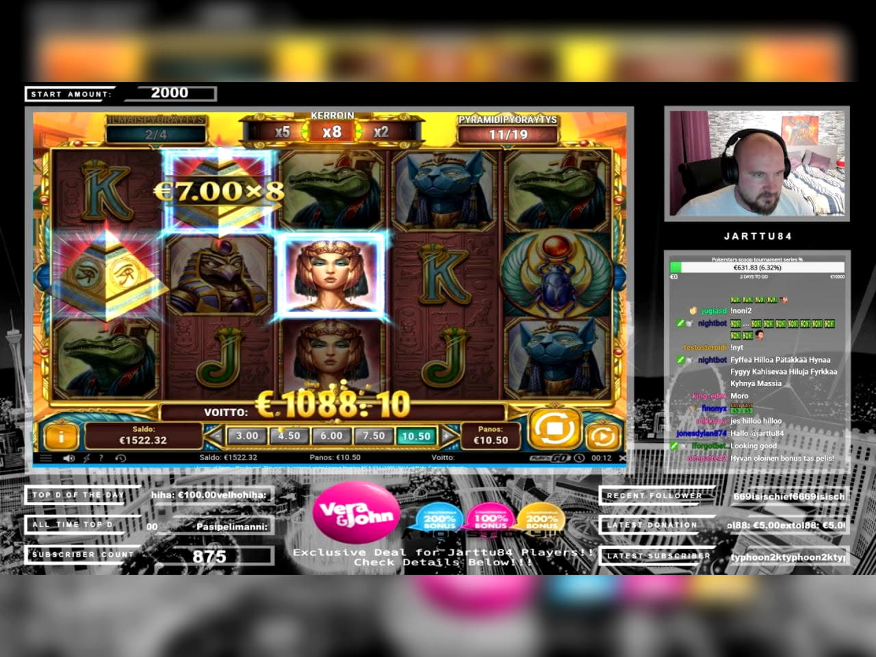 $20 Casino Tournament at Superior Casino
