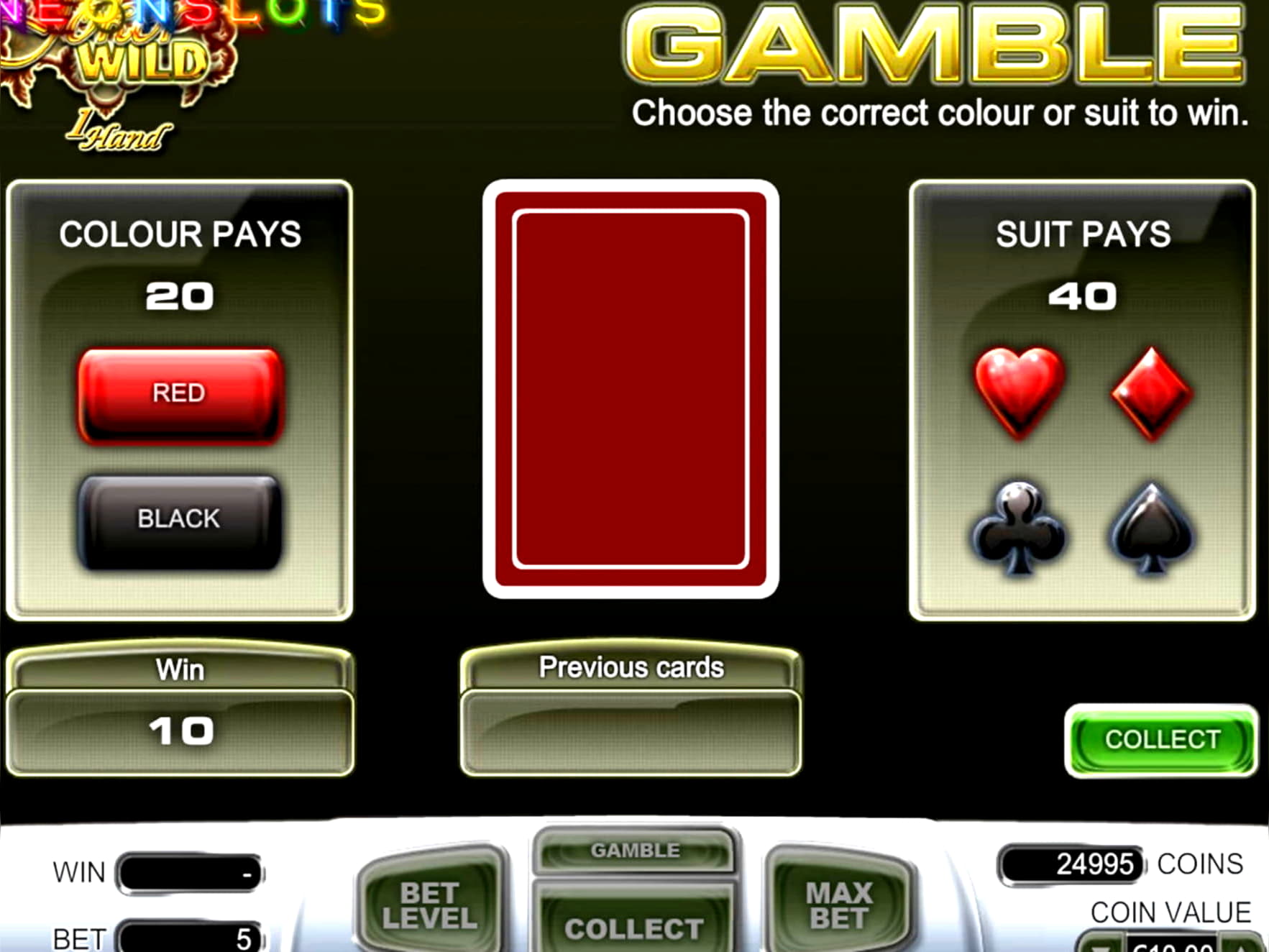 EURO 500 casino chip at Win A Day Casino
