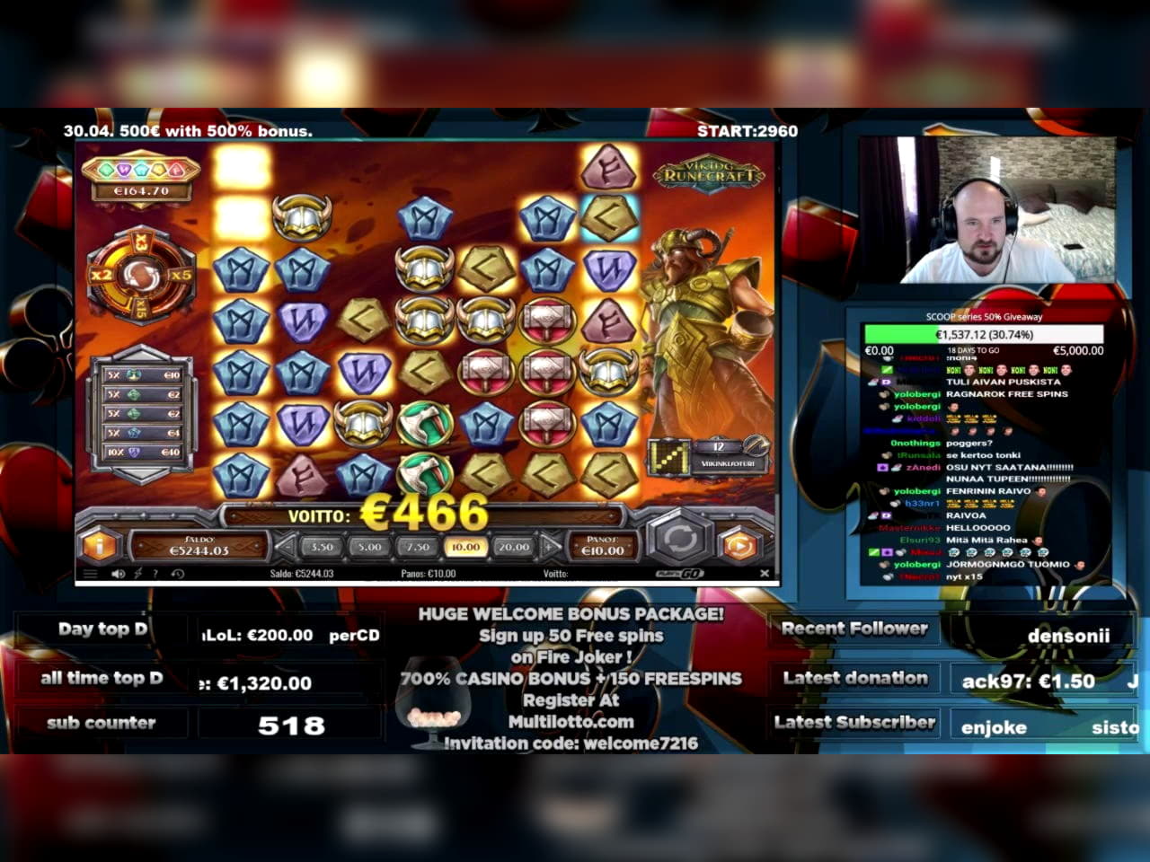 €275 Free Casino Tournament at Casino com
