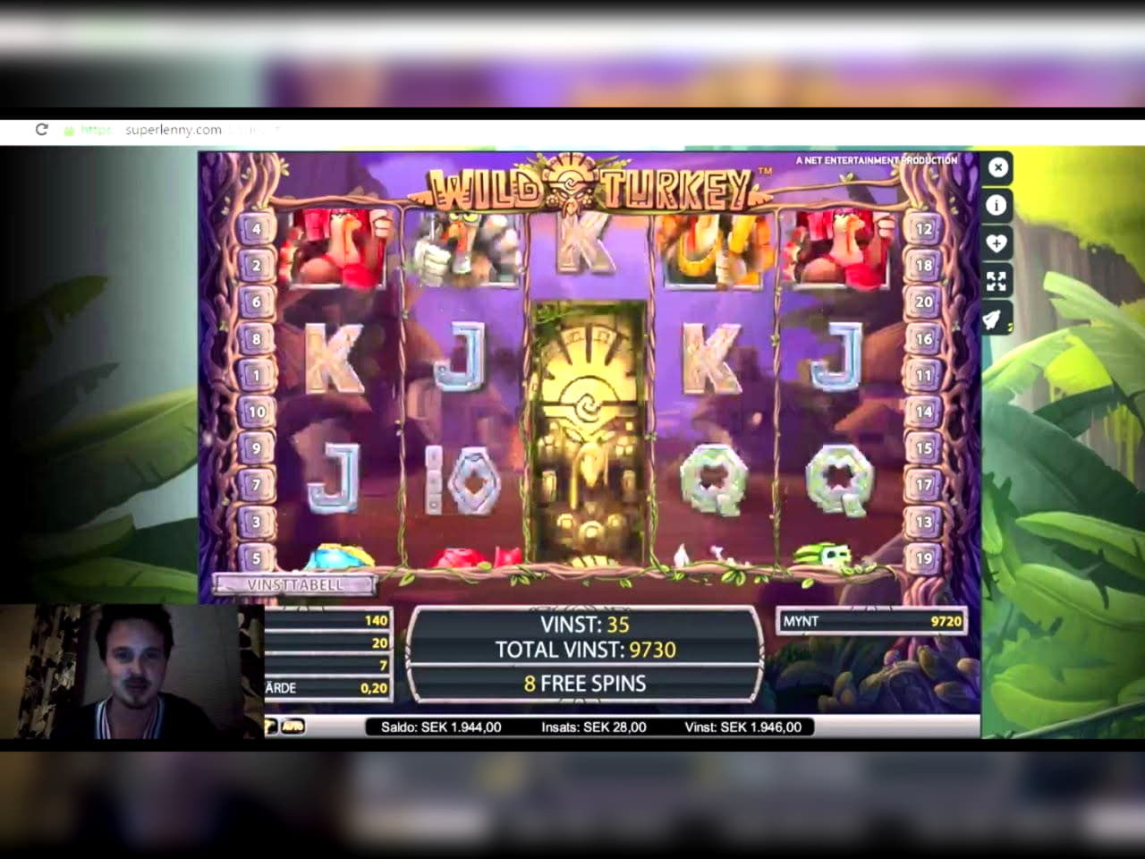 265 FREE Spins at Superior Casino