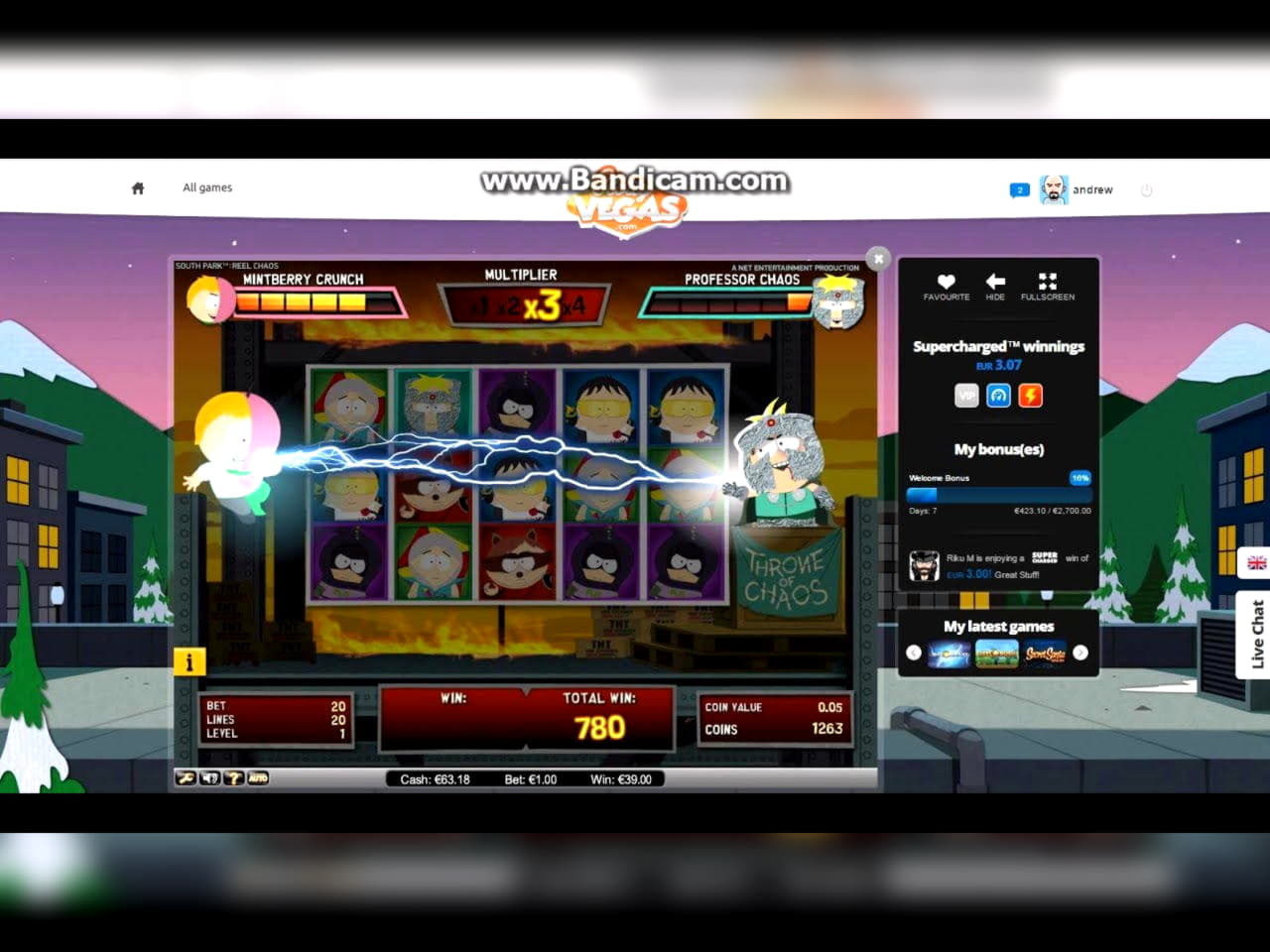 695% First Deposit Bonus at Royal Panda Casino