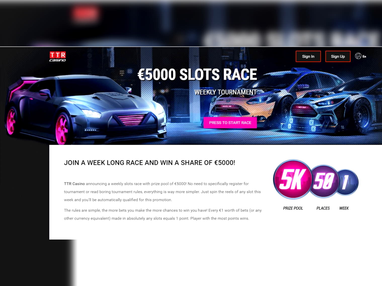 EUR 665 Free casino chip at bWin Casino