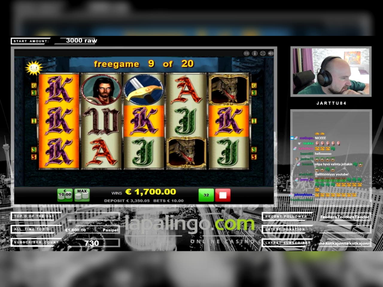 €475 FREE Chip at Villento Casino