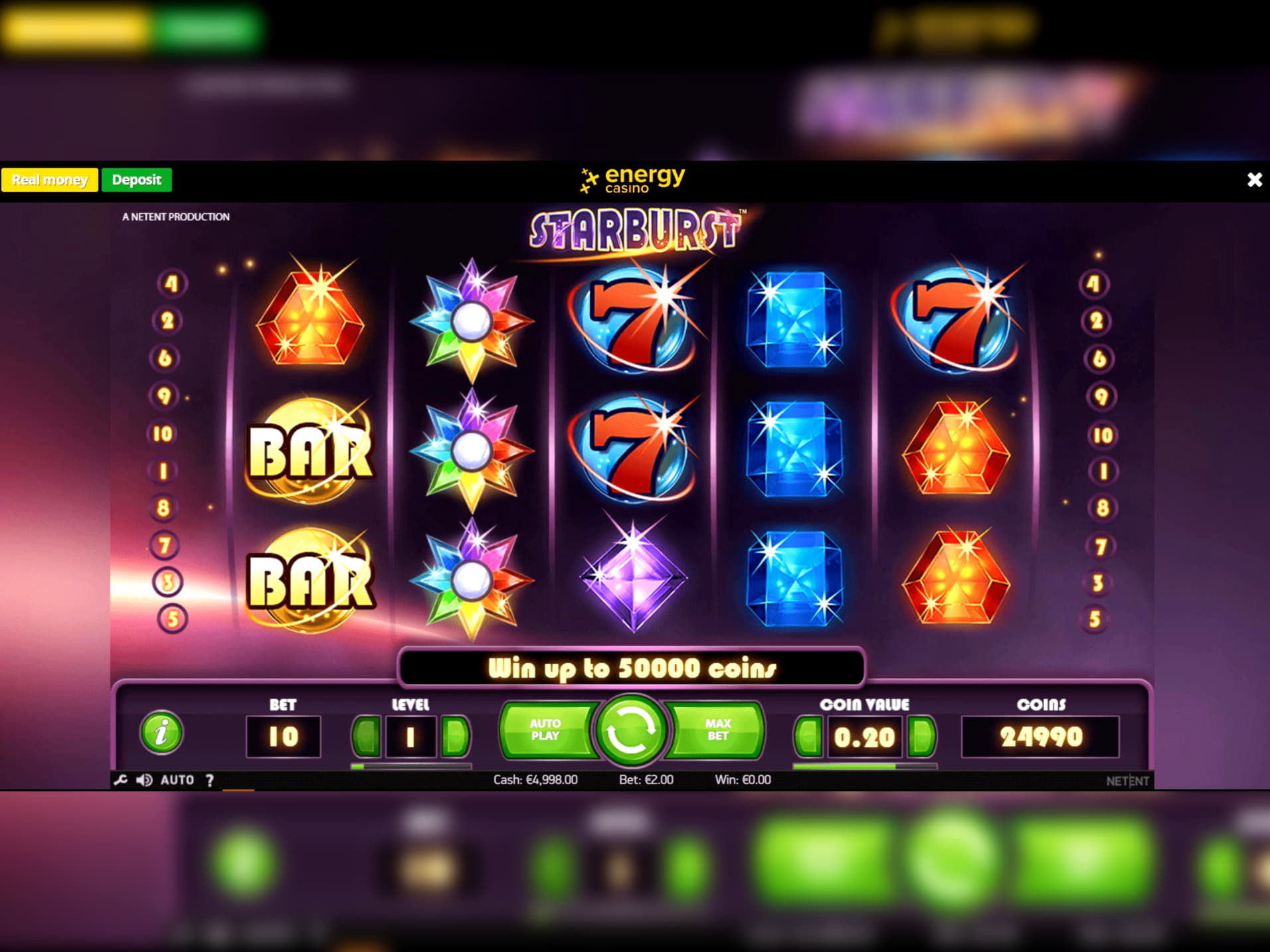 €625 Tournament at Casino Action