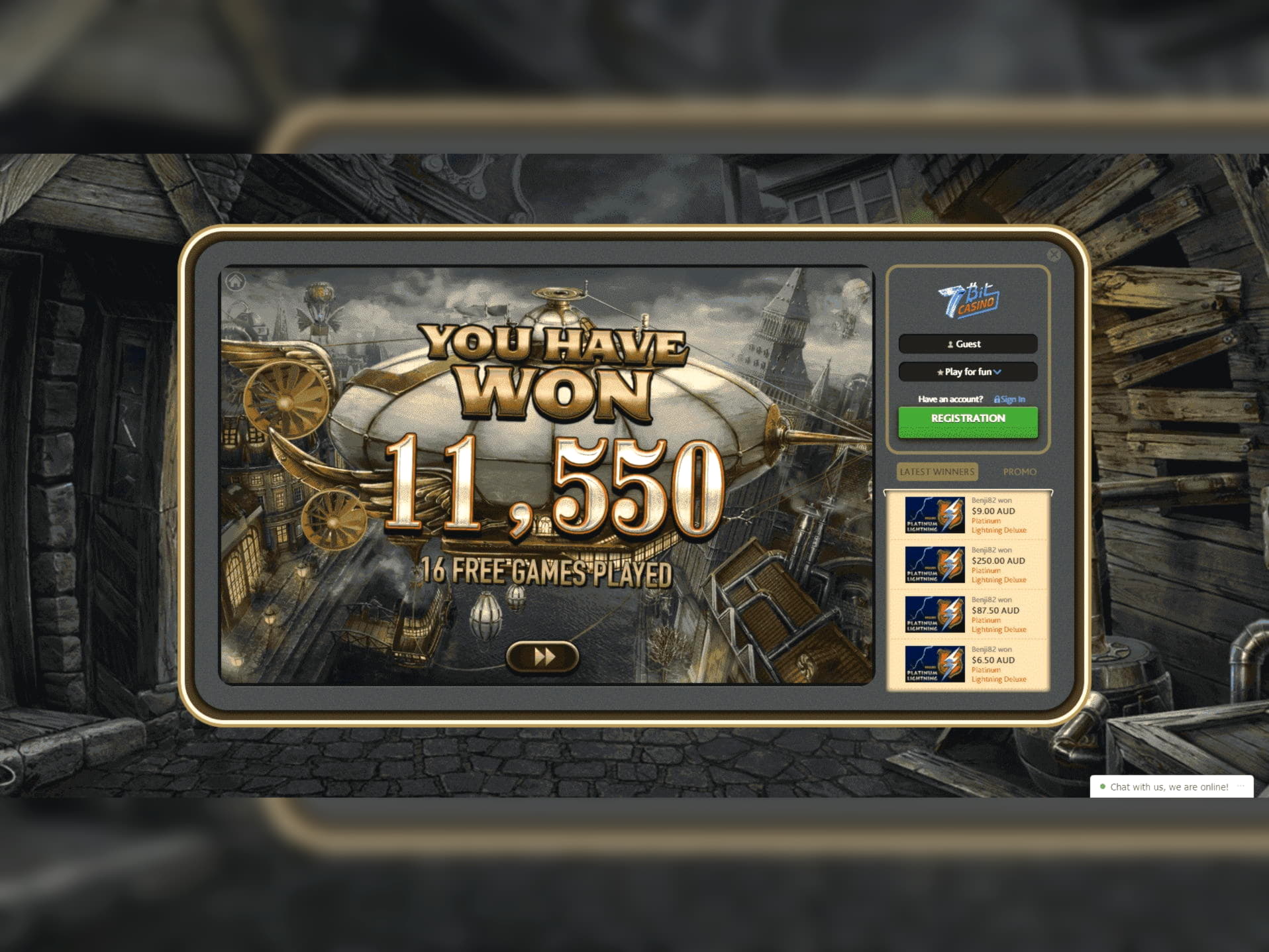 99 Free Spins Casino at Superior Casino