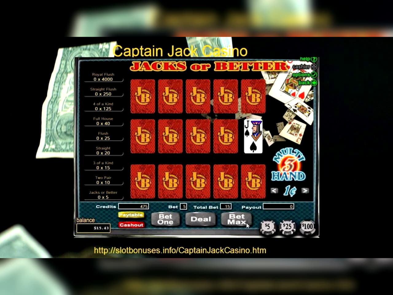 EUR 65 Free Casino Tournament at Golden Star Casino