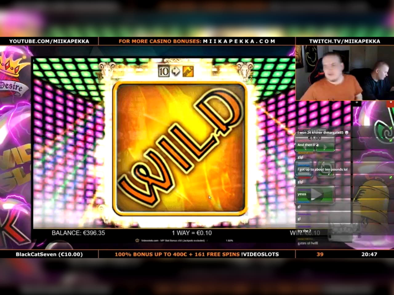 855% Deposit match bonus at Superior Casino