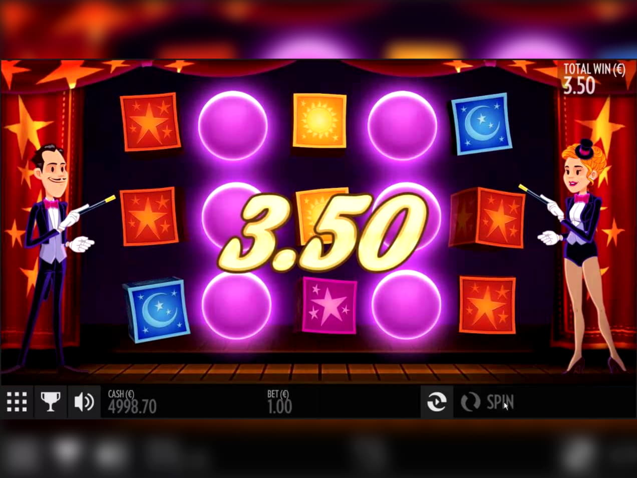 180% Deposit match bonus at bWin Casino