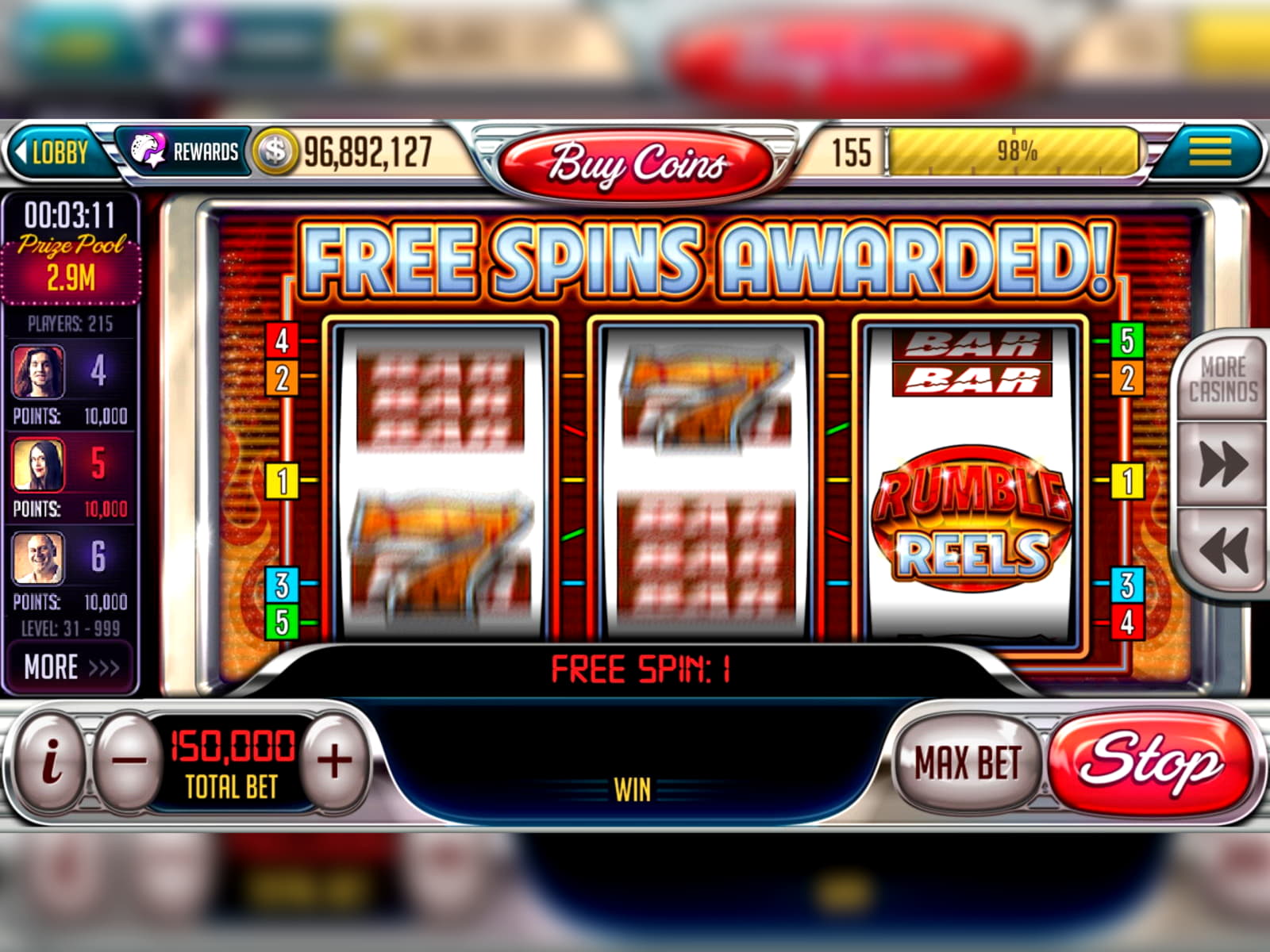 $855 Casino tournaments freeroll at Power Spins Casino