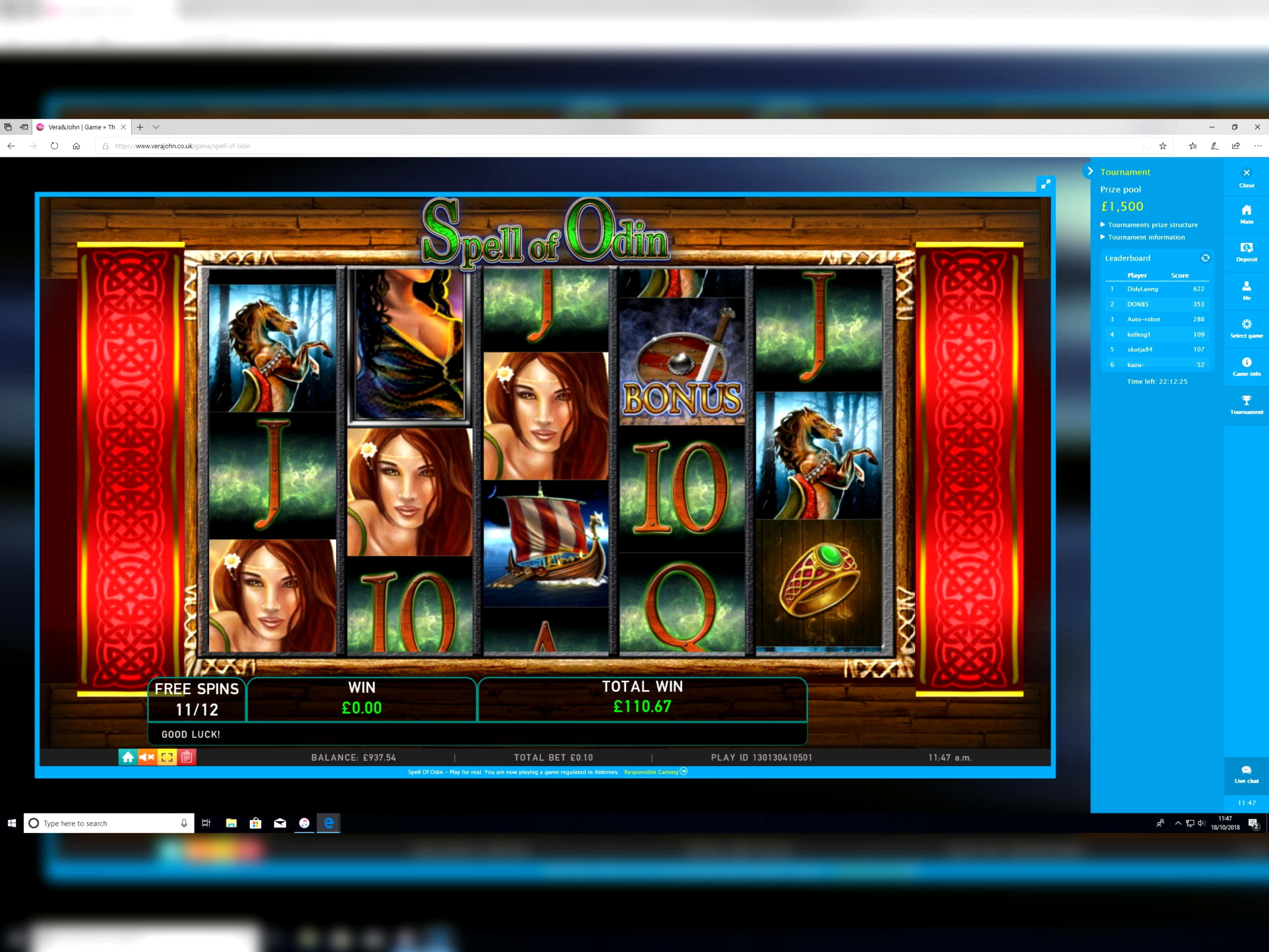 $855 Daily freeroll slot tournament at Casino com
