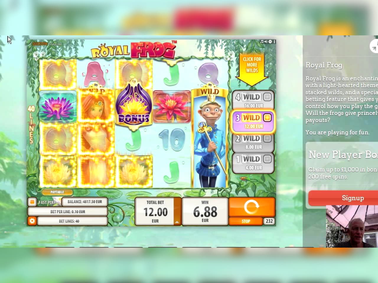 95 free spins casino at No Bonus Casino