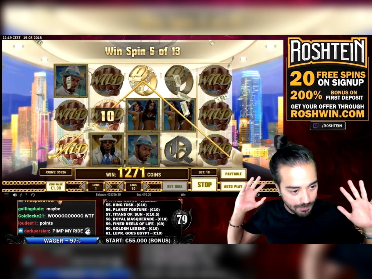 €1765 no deposit at Golden Star Casino