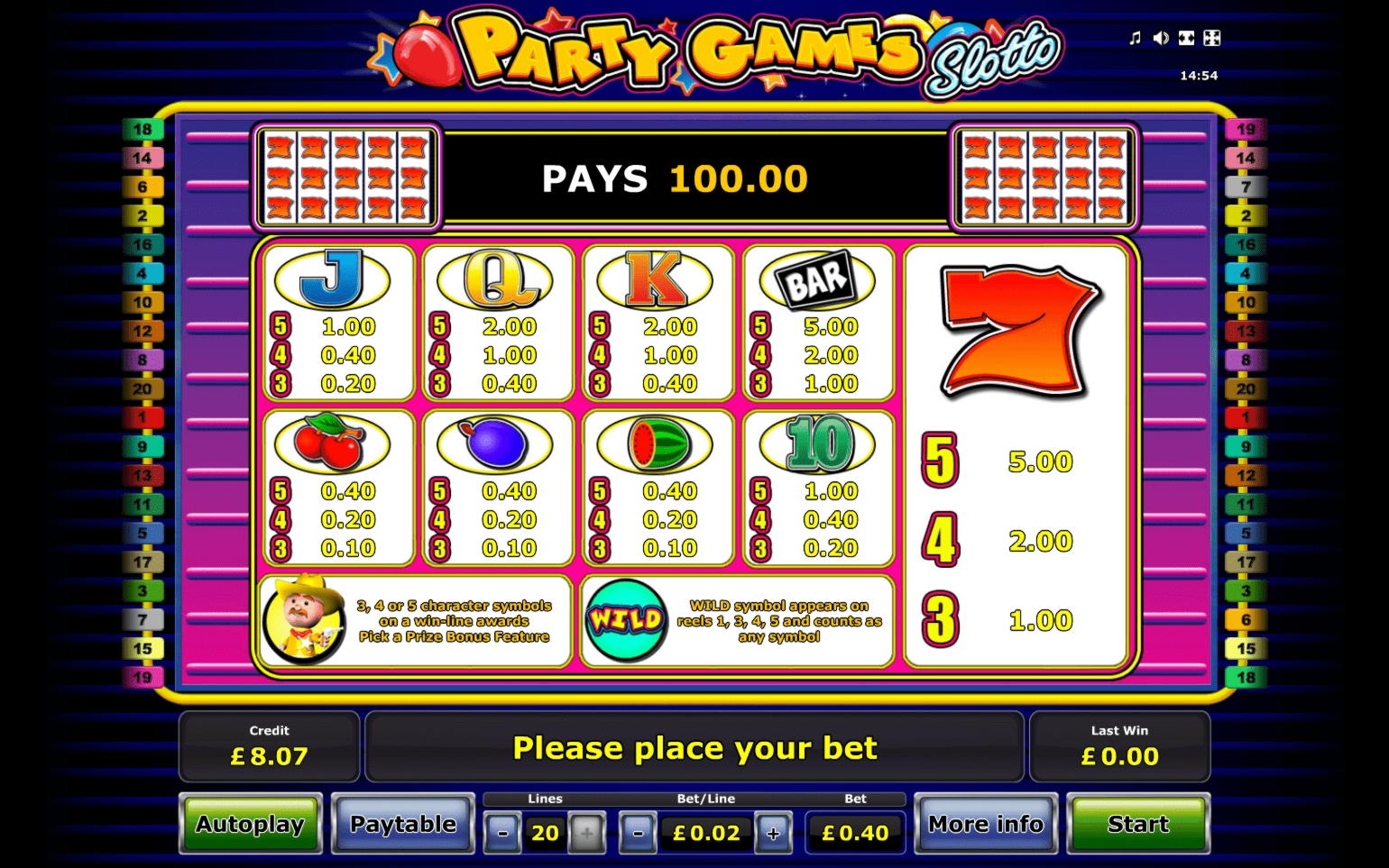 50 Free spins no deposit casino at Europa Casino