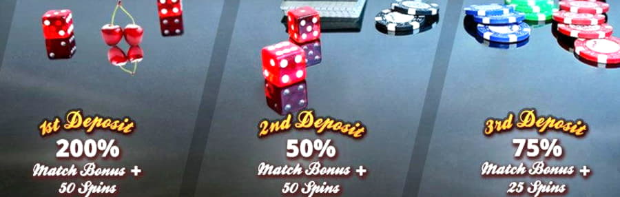 650% Match Bonus Casino at Spin Palace Casino