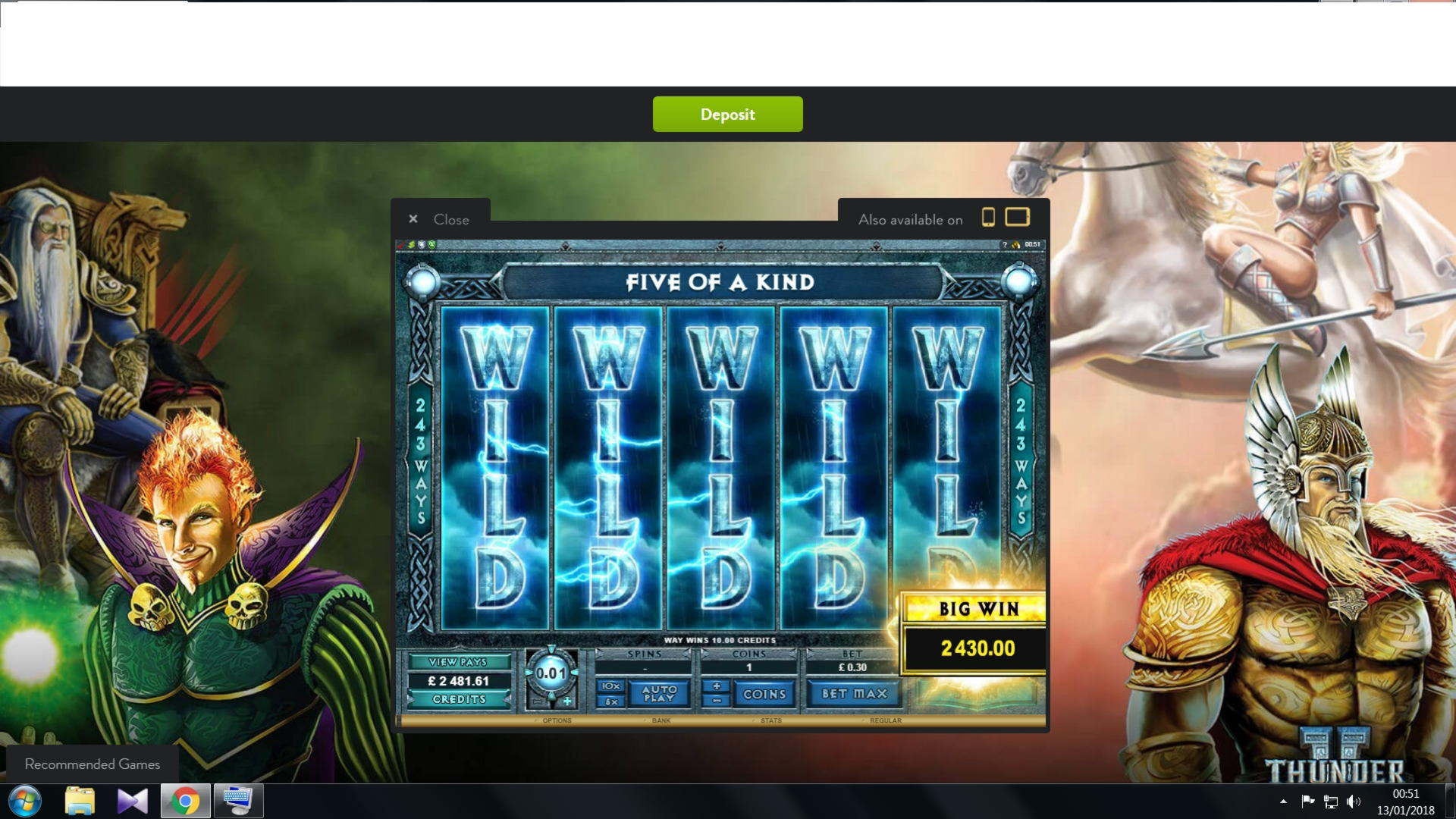 460% Match bonus casino at Yukon Gold Casino
