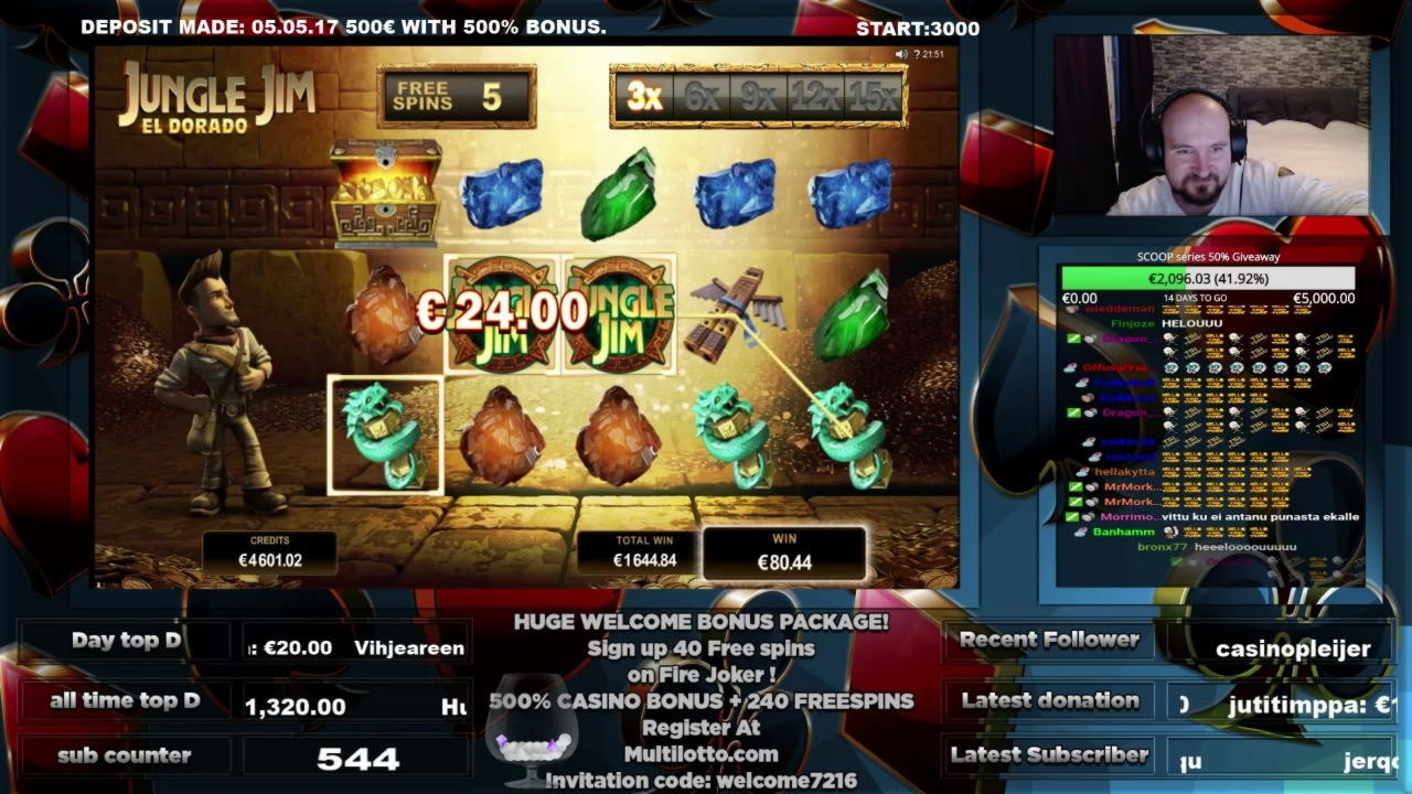 40 free spins at Yukon Gold Casino