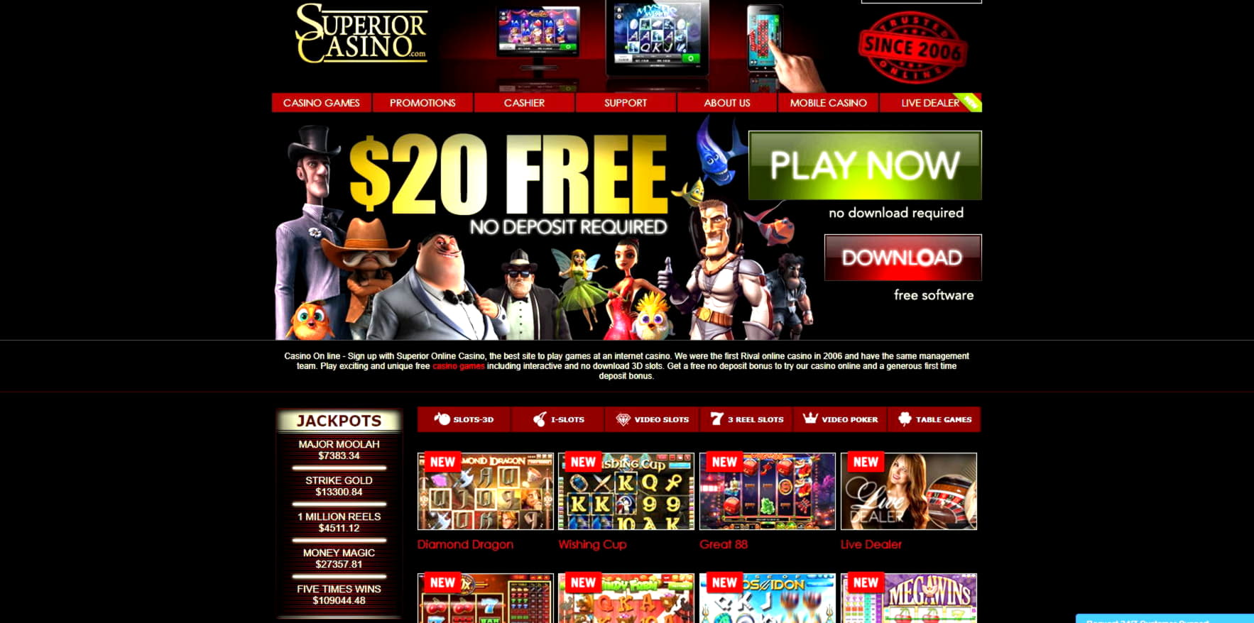 765% Best Signup Bonus Casino at Aztec Riches Casino
