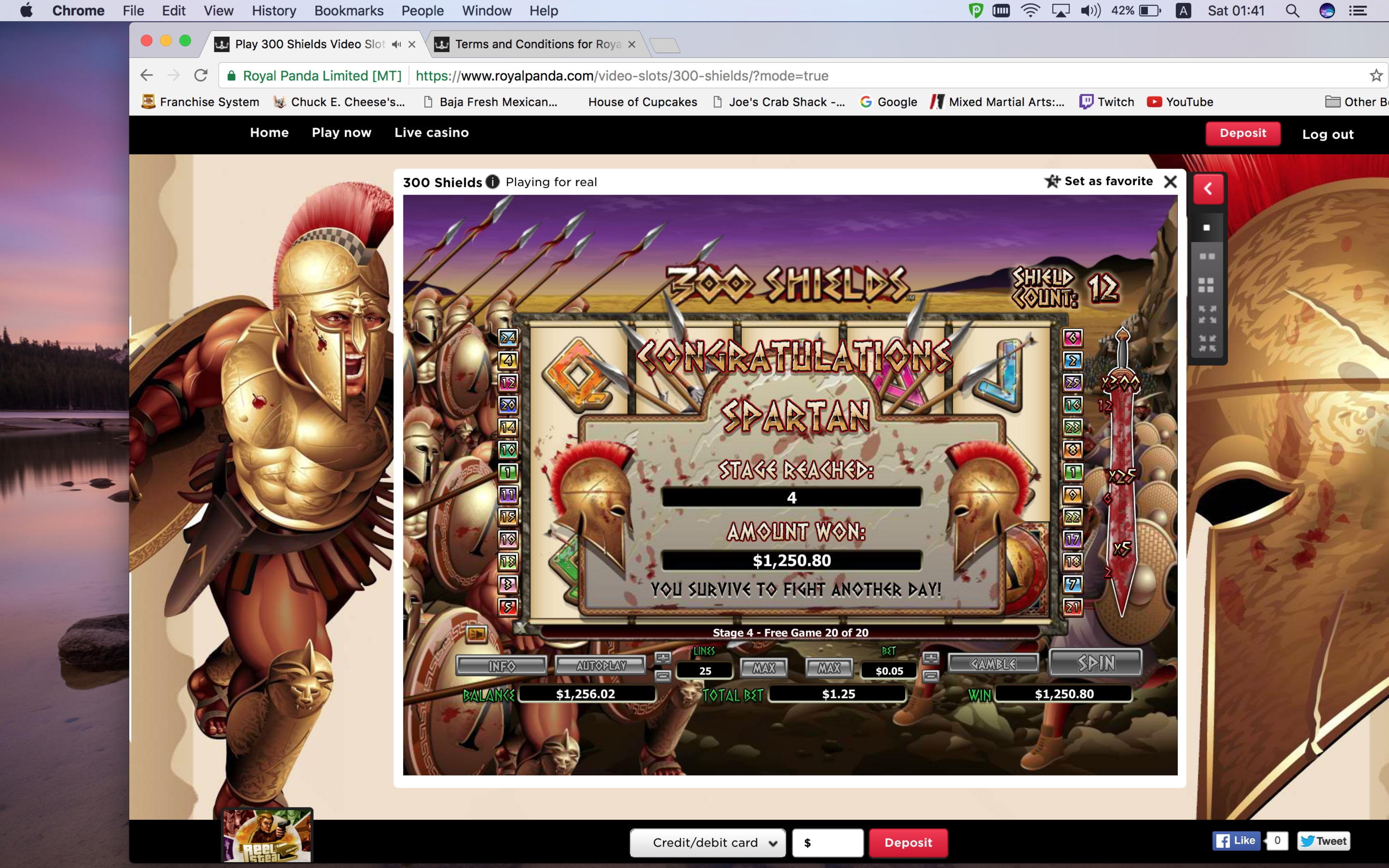 560% Welcome Bonus at Royal Dubai Casino