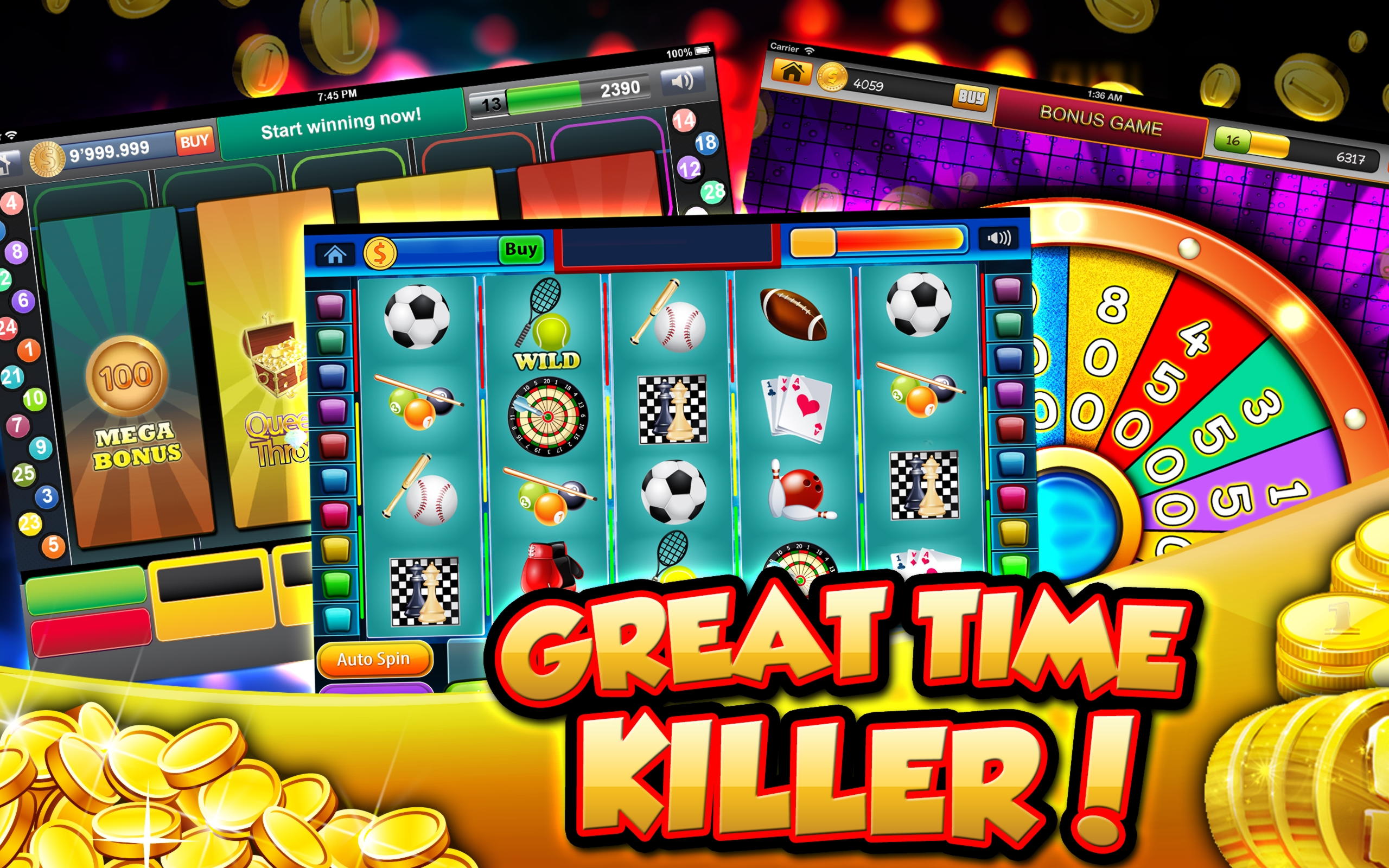 €445 Free Cash at Aztec Riches Casino