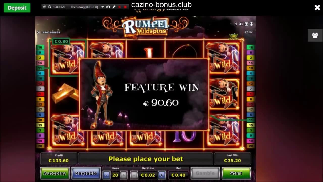 66 FREE SPINS at Casino Action