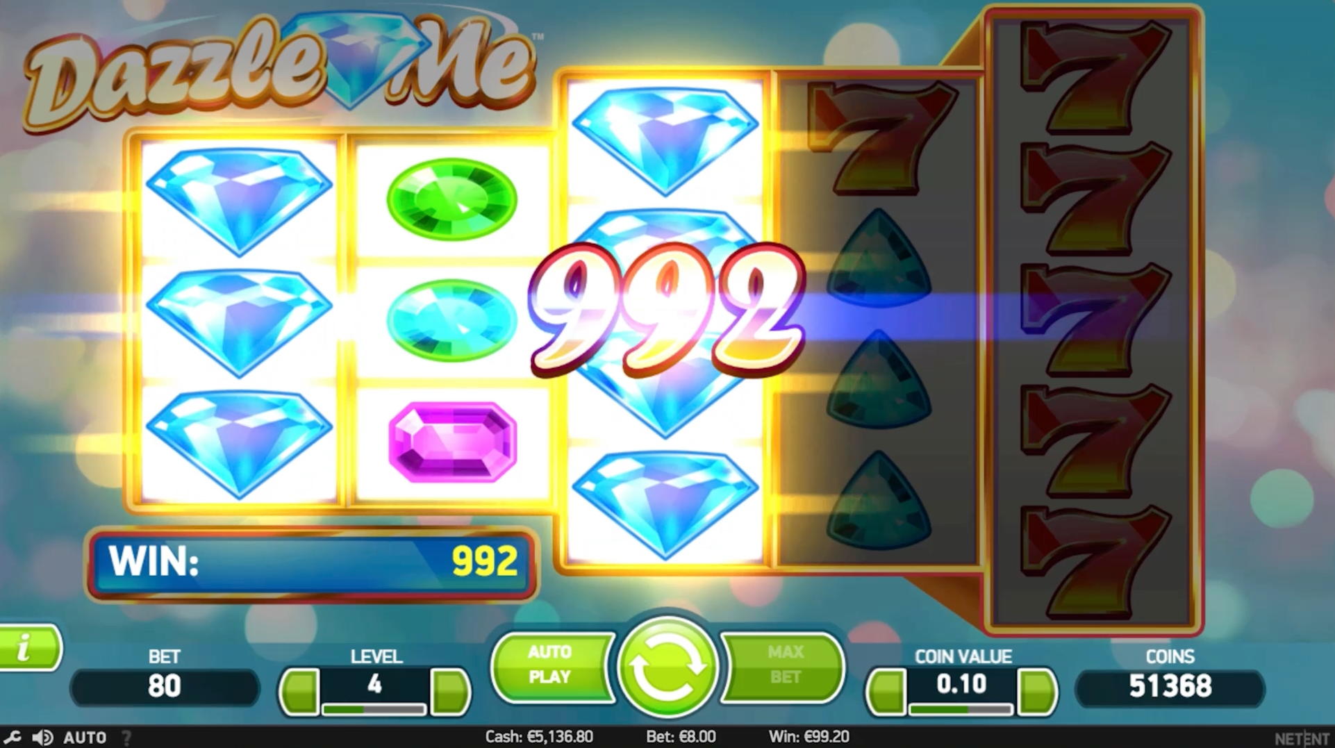 195 free spins at Grand Mondial Casino