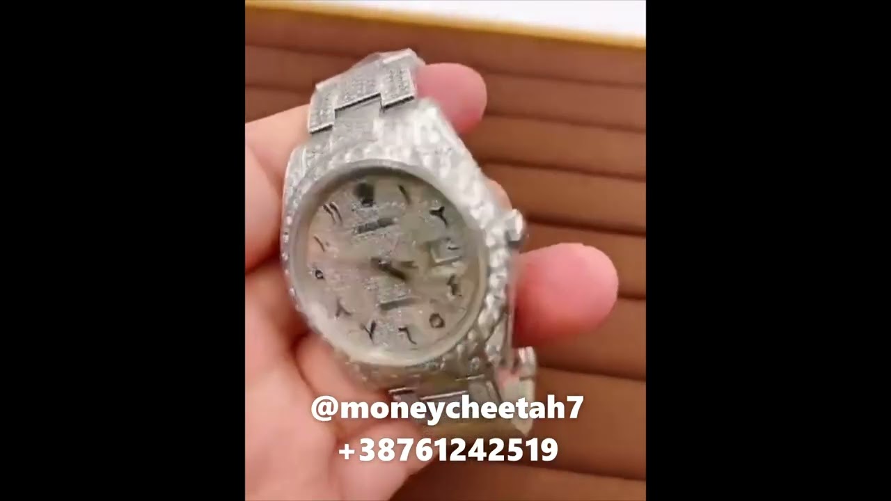 ROLEX DATE-JUST ICED OUT REPLICA