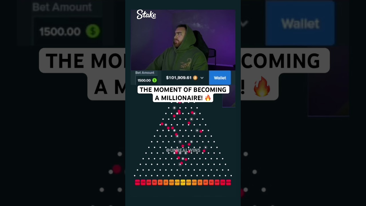 The moment of becoming a millionaire 🔥 #casino #gamblingshorts #stake #roulette