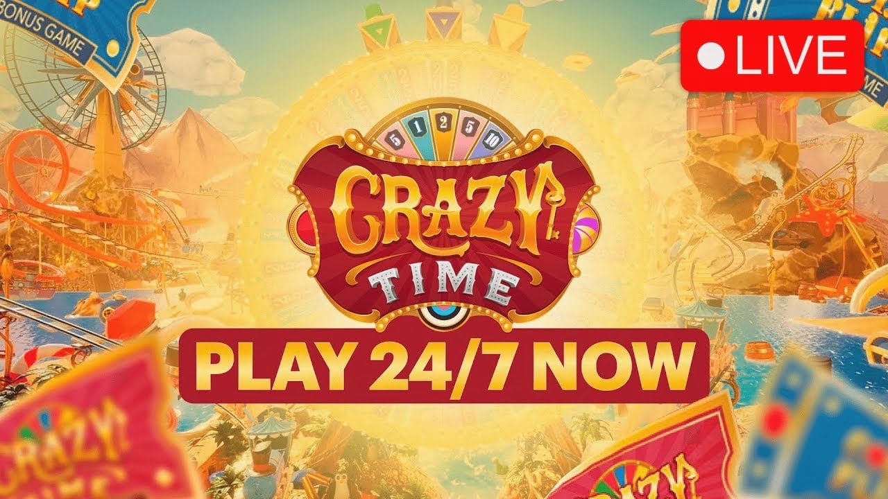 Crazy Time Stream 24/7 🔴 Live Casino, Real Money Wins