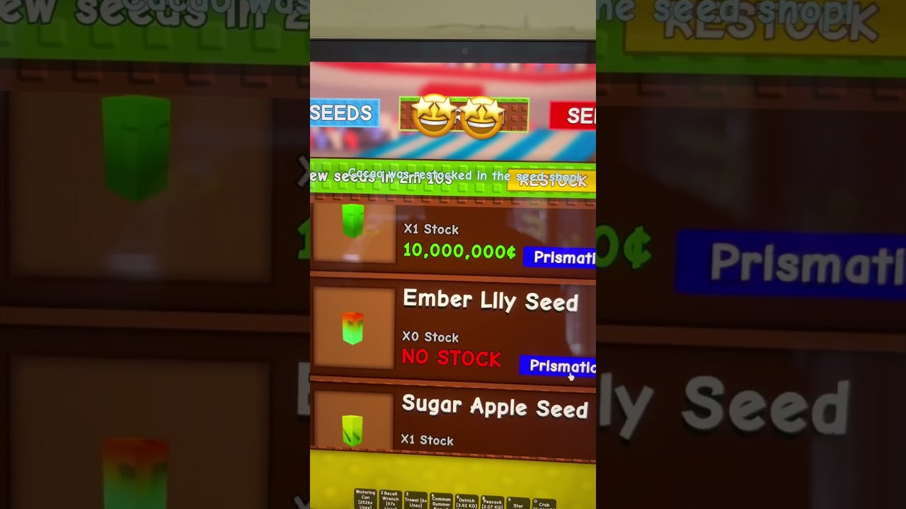 This 1 moment in grow a garden ❤️🤩