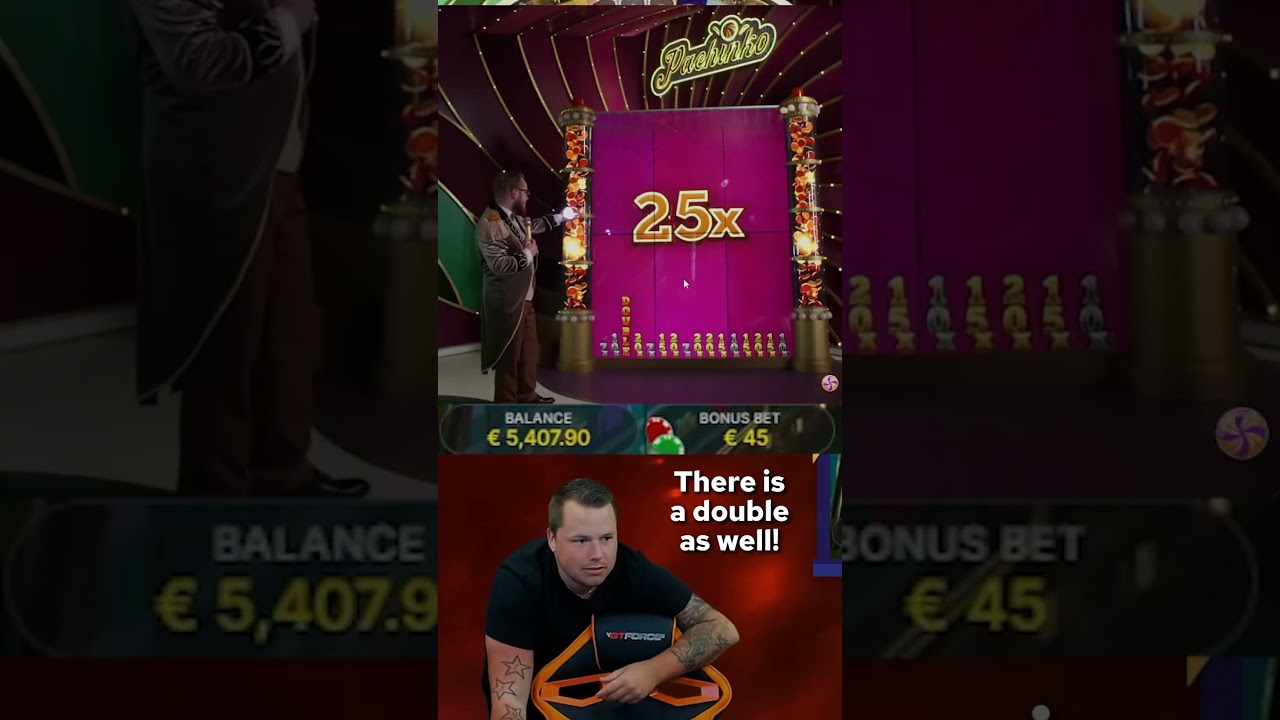 Crazy Time Big Win Pachinko With 25X Top Slot #shorts #casino #youtubeshorts
